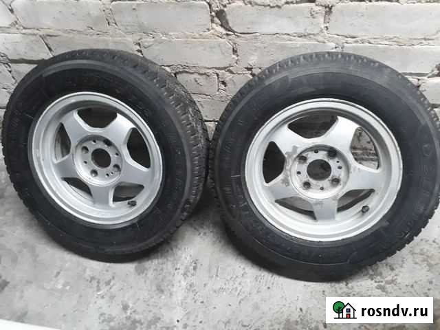 Два колеса всесезонка на ковке всмпо R13 ваз Смоленск - изображение 1