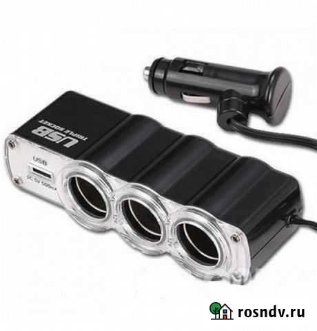 Разветвитель прикуривателя WF-0120, 25902 Уфа - изображение 1