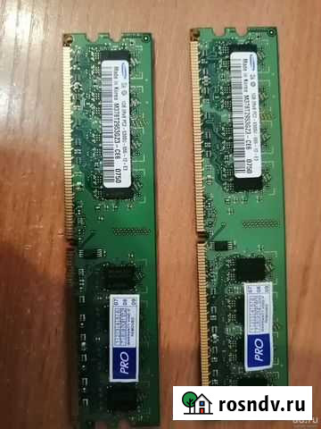 Samsung 1 GB DDR2 800MHz (M378T2953GZ3-CE6) Красноярск - изображение 1