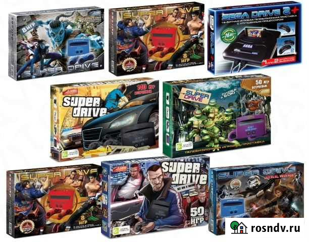 Приставка sega (встроенные игры ) Иркутск - изображение 1