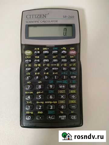 Научный, инженерный калькулятор citizen SR260 Краснодар - изображение 1