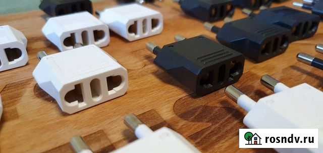 Переходники с китайской на евро(нашу) розетку Симферополь - изображение 1