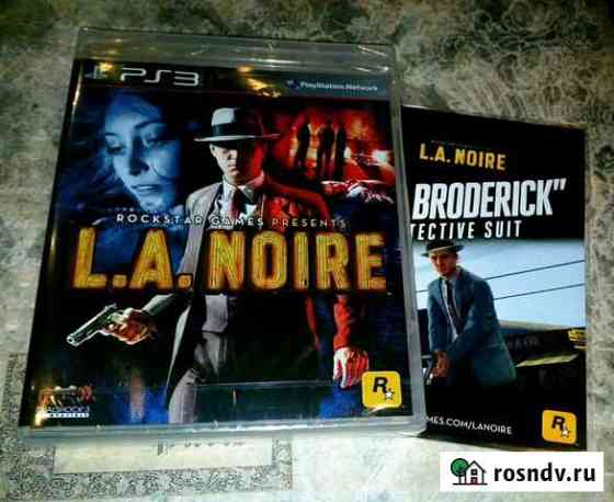 L.A. Noire (PS3 / sealed / blas-50342), игра Новороссийск