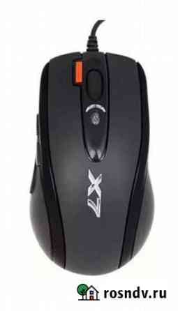 Новая игровая мышь A4Tech XL-750BK + коврик Пермь
