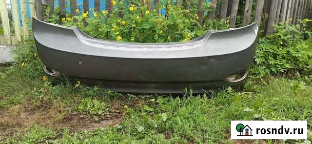 Бампер задний Hyundai Solaris 2010-2014 с дефектам Киселевск - изображение 1