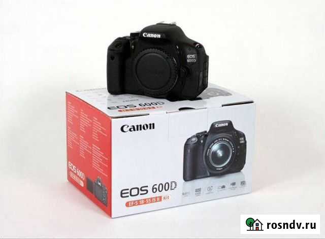 Зеркальный фотоаппарат Canon 600d Тюмень - изображение 1