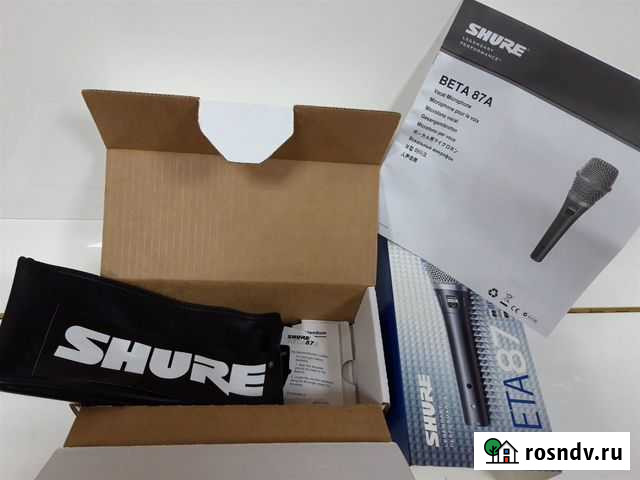 Микрофоны Shure Beta 87c и 87A Алушта - изображение 1