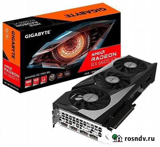 Видеокарта GigaByte Radeon RX 6600 XT gaming OC PR Липецк - изображение 1