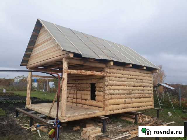 Сруб из бревна с доставкой и установкой Белоусово - изображение 1