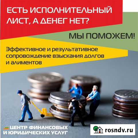 Возврат долгов. Выкуп долгов. Выплата Алиментов Выселки - изображение 1