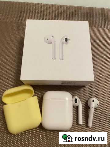 Беспроводные наушники apple airpods 2 оригинал Нижневартовск - изображение 1