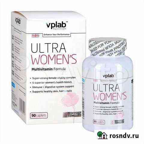 Витамины Ultra Womens Multivitamin, VPLab, 180таб Москва