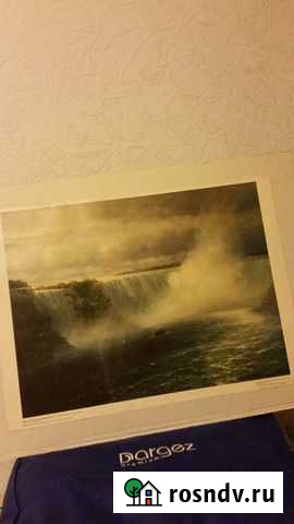 Репродукция на картоне Ниагарский водопад Оренбург - изображение 1