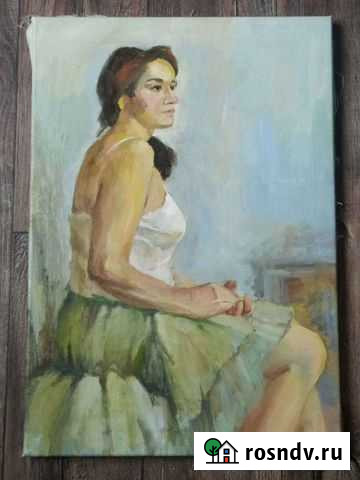 Картина маслом на холсте Новосибирск - изображение 1