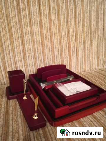 Набор настольный деревянный Новосибирск - изображение 1