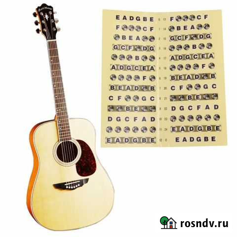 Наклейки - ноты на гриф гитары Ростов-на-Дону - изображение 1