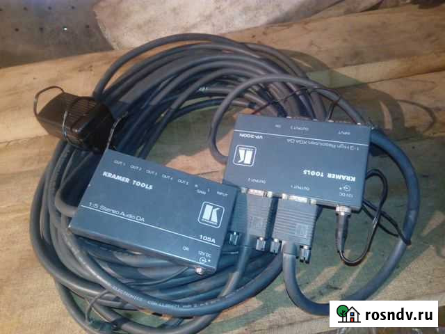 Kramer VP-300N + 105A + VM-50AN+TP120 + VGA кабель Борисоглебск - изображение 1