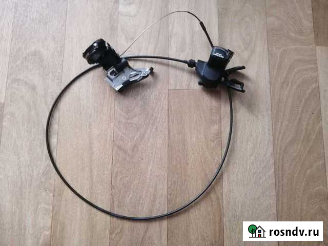 Переключатель передний манетка deore 2-3 скорости Мурино - изображение 1