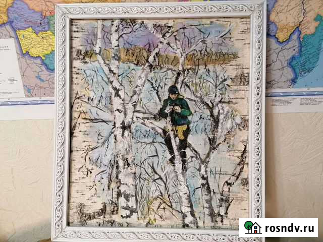 Картина на бересте Интернет на берёзе Омск - изображение 1