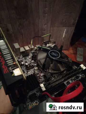 Материнская плата с процессором и видеокартой Новосибирск - изображение 1