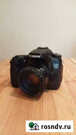 Canon 70d + 50mm 1.8 (готовый комплект) Новосибирск - изображение 1