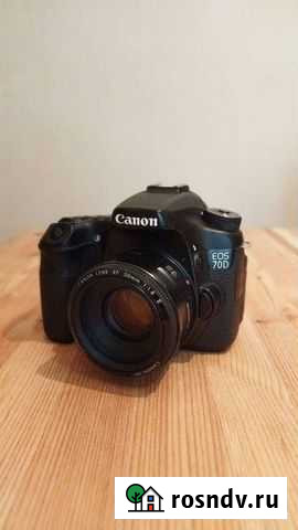 Canon 70d + 50mm 1.8 (готовый комплект) Новосибирск - изображение 1