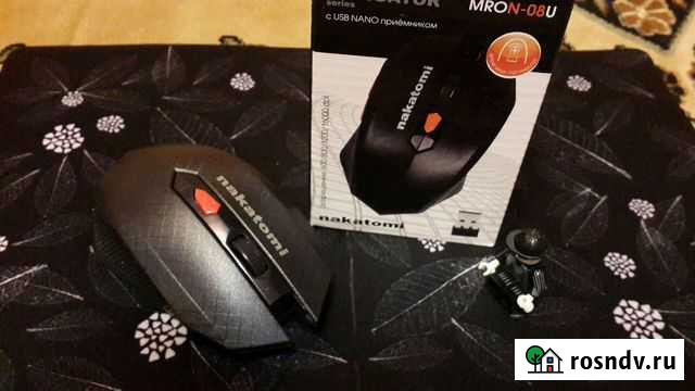 Беспроводная мышь Nakatomi / Dialog USB новая Нижний Новгород - изображение 1