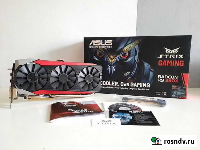 Видеокарты Asus Strix R9 390X 8GB Екатеринбург - изображение 1