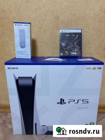Playstation 5 с дисководом+ пульт ps5 + игра Сочи - изображение 1