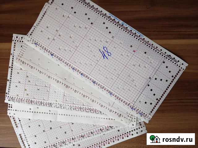 Перфокарты ажурные для вязальных машин Бразер Елизово - изображение 1