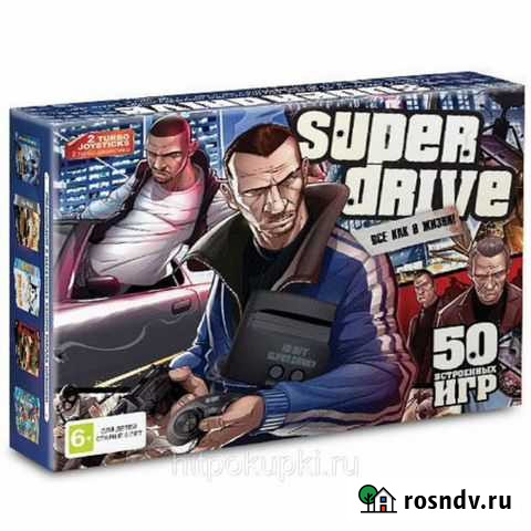 Sega Super Drive GTA 55 игр Иркутск - изображение 1