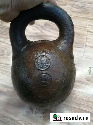 Царская гиря 1 пуд Лосево - изображение 1