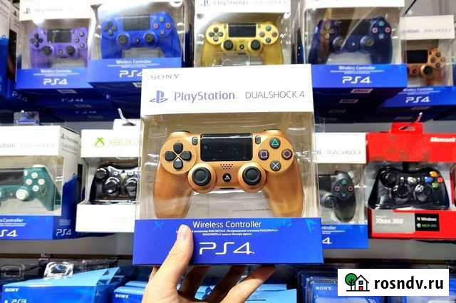 Dualshock 4 геймпад / джойстик PS4 v2 Copper Омск - изображение 1