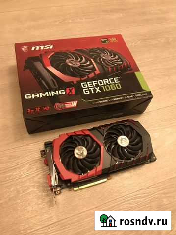 Видеокарта GeForce GTX 1060 Gaming X 3G Комсомольск-на-Амуре - изображение 1