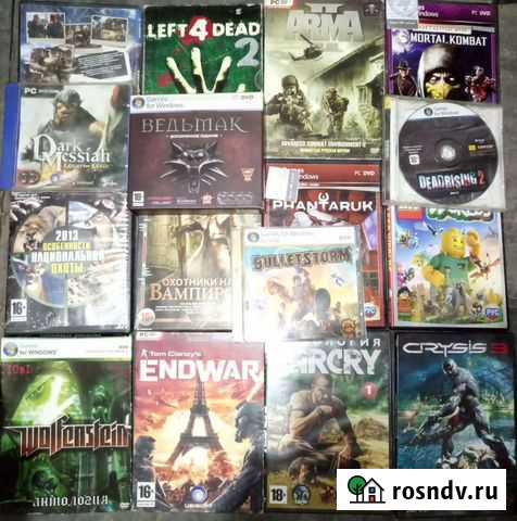 Диски с играми на компьютер,ноутбук Фролово - изображение 1