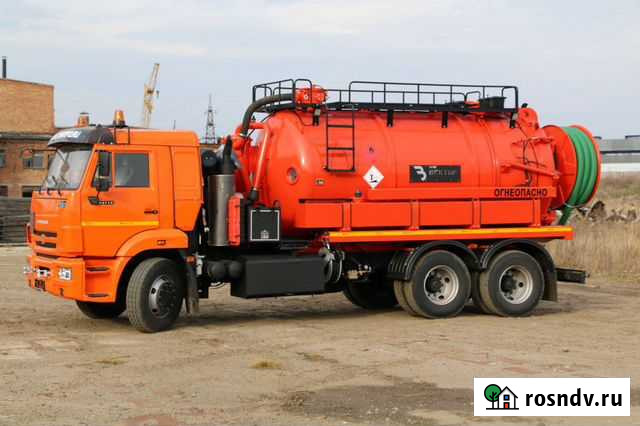 Илососная машина нпо вектор акнс-14 на шасси камаз Ростов-на-Дону - изображение 1