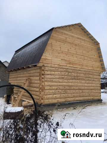 Сруб бани 6*6 с мансардой Вязьма - изображение 1
