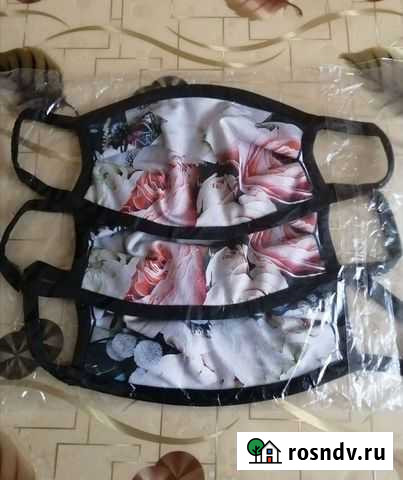 Набор масок х/б Цветы Балабаново - изображение 1