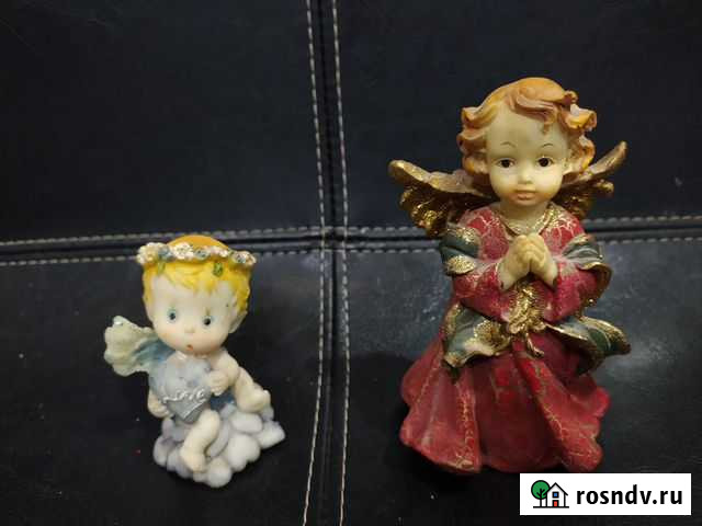 Фигурки, статуэтки двух ангелов, феи Уфа - изображение 1