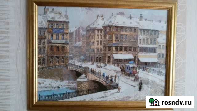 Вышитая картина Старая Вена Калининград - изображение 1