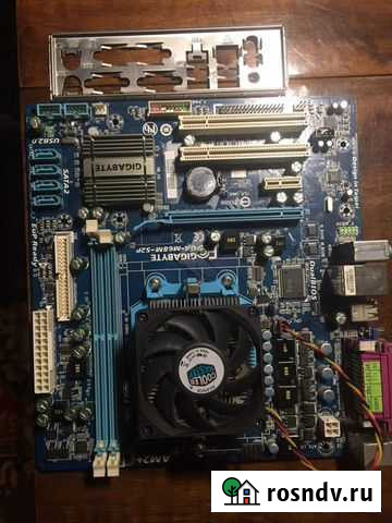 Материнская плата GA-M68M-S2P с причудой + Athlon Рязань - изображение 1