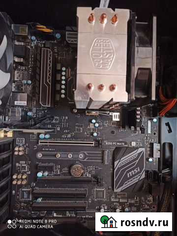 Материнская плата с процессором ryzen 7 2700 Барнаул - изображение 1