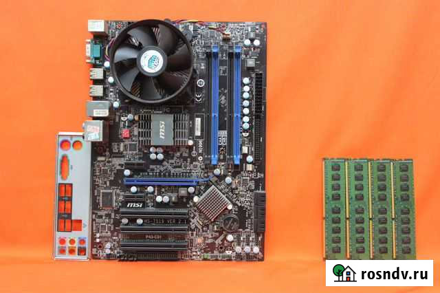 Комплект X4 16GB MSI P43-C51 + Xeon E5450 LGA775 Омск - изображение 1