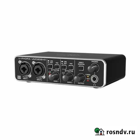 Аудиоинтерфейс Behringer UMC202HD-USB, новый Воронеж - изображение 1