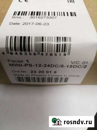 2320018 Преобразователь DC/DC - mini-PS- 12- 24DC Москва - изображение 1