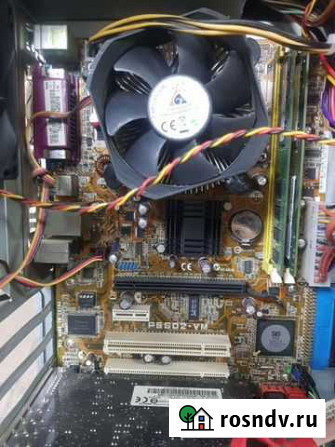 Материнская плата Asus P5SD2-vm с проц. и пам. 2gb Брянск - изображение 1