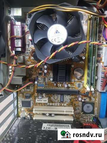 Материнская плата Asus P5SD2-vm с проц. и пам. 2gb Брянск - изображение 1