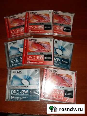 TDK DVD-RW диски 30 min 1.4Gb Уфа - изображение 1