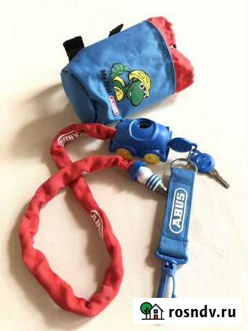 Замок велосипедный Abus, детский Новосибирск - изображение 1