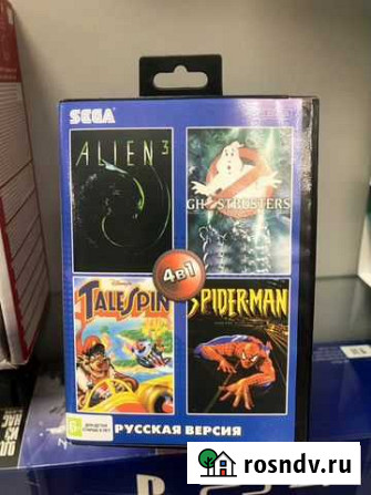 Sega 04в1 SM-042 AA-4113 Alien3 Ghostbusters TaleS Кострома - изображение 1